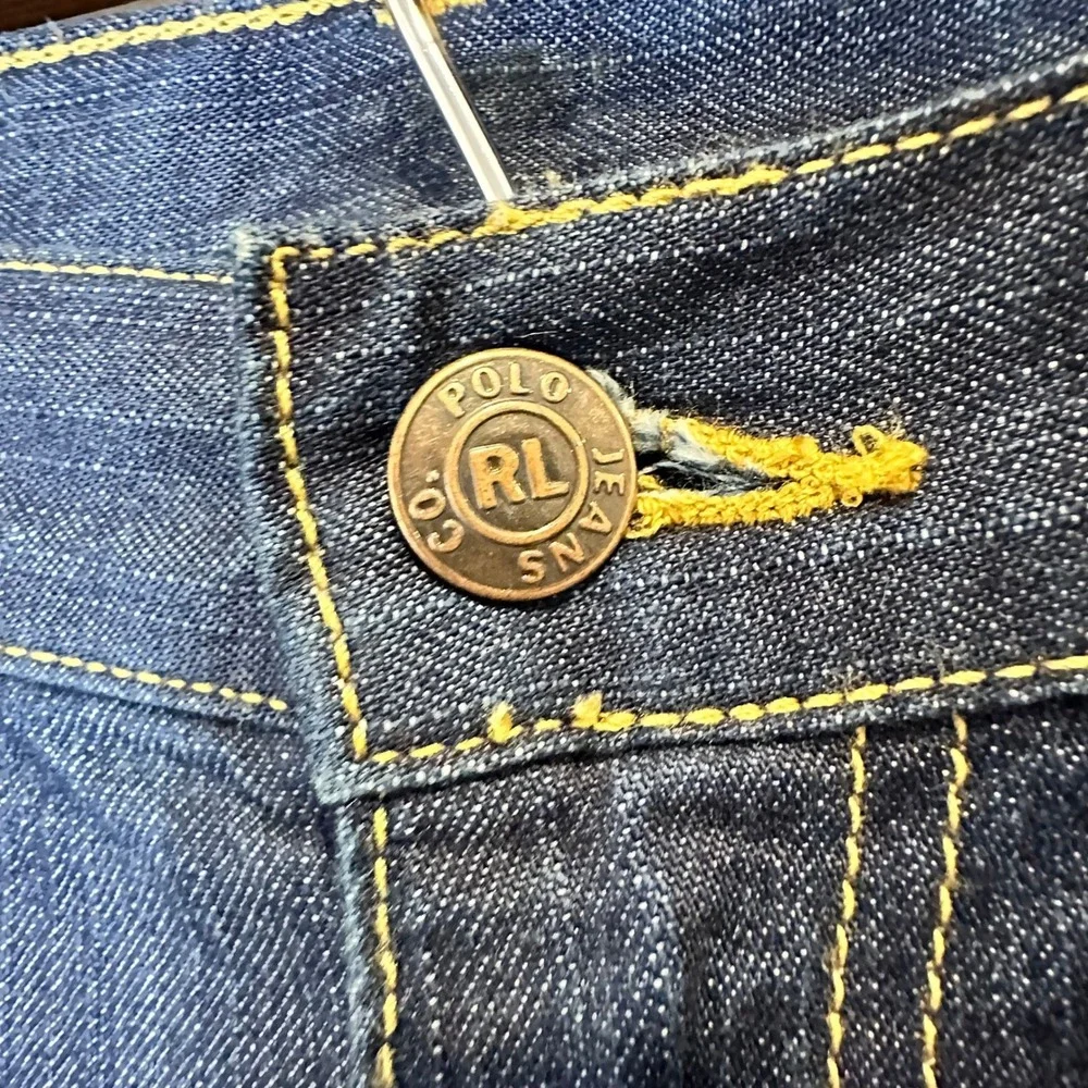 VTG Polo Jeans Ralph Lauren Jeans 10 Blue Straight Leg Utility Gorpcore Heritage